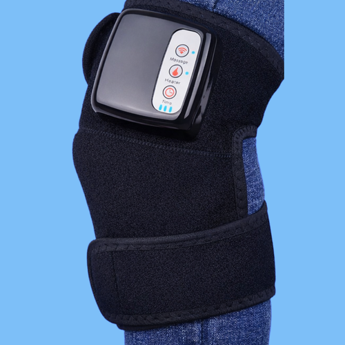 מכשיר עיסוי ברך חשמלי עם חימום אינפרה־אדום